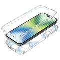 Sweet Armor Series iPhone 14 Pro Max Hybridikotelo - Siniset perhoset
