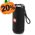 T&G TG621 Kannettava TWS Bluetooth-kaiutin TF-kortti FM Ulkona Vedenpitävä langaton subwoofer (CE-sertifioitu) - Musta