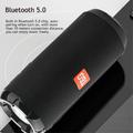 T&G TG621 Kannettava TWS Bluetooth-kaiutin TF-kortti FM Ulkona vedenpitävä langaton subwoofer (CE-sertifioitu) - harmaa