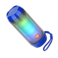 T&G TG643 Kannettava Bluetooth-Kaiutin LED-Valolla - Sininen
