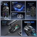 T-WOLF X3 Tri-Mode -pelihiiri eSportsille - hopea