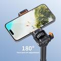 T01 Kannettava kolmijalka ja selfiekeppi - 1.8m - musta
