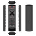 T1-PRO-TV 2-näppäiminen IR-oppimistoiminto Air Mouse Smart Wireless Remote Control mikrofonilla Android TV Box / Stick -laitteelle