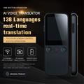 T10 PRO Smart Voice Translator Reaaliaikainen kääntäjä 14 kielellä Offline-valokuvakäännöslaite - musta