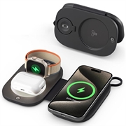 T5 3-in-1 taitettava langaton matkalaturi 15W