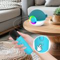 T97 Lasten karaokemikrofoni Bluetooth-kaiuttimella ja subwooferilla - vihreä