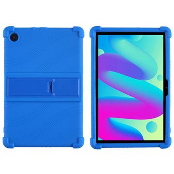 TCL Tab 10L/10 HD 4G Silikonikotelo potkukiinnikkeellä - sininen