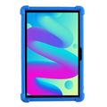 TCL Tab 10L/10 HD 4G Silikonikotelo potkukiinnikkeellä - sininen