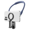 TELESIN MNM-001 iPhone 12 / 13 / 14 / 15 silikoni kaulakiinnike magneettinen Selfie Stick puhelin kaulan pidike