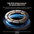 TELESIN MNM-001 iPhone 12 / 13 / 14 / 15 silikoni kaulakiinnike magneettinen Selfie Stick puhelin kaulan pidike - sininen