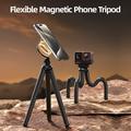 TELESIN P3-FM-02 Octopus MagSafe -puhelinjalusta - musta