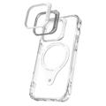 JTLegend DX Mag iPhone 14 Pro -hybridikotelo - Läpinäkyvä