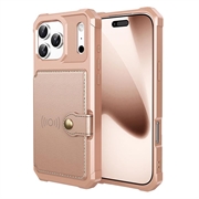 iPhone 17 Pro Max TPU-kotelo Korttikotelolla - Pinkki