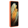 Samsung Galaxy S23 Ultra 5G TPU Suojakuori Korttitelineellä - Oranssi