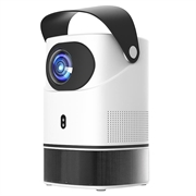 TS-2 32GB 4K HD -videoprojektori, jossa on piilotettu sisäänvedettävä kiinnike, Android-käyttöjärjestelmä ja WiFi