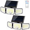 TY10305 3-päinen aurinkoseinävalaisin - 280 LED - 2 kpl.