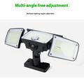 TY10305 3-päinen aurinkoseinävalaisin - 280 LED - 2 kpl.