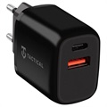 Tactical Base Plug Dual 20W Seinälaturi - PD, QC3.0 - Valkoinen