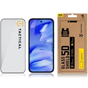 Google Pixel 9a Tactical Glass Shield 5D Panssarilasi - musta reuna