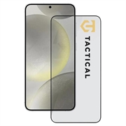 Samsung Galaxy S25+/S24+ Tactical Glass Shield 5D Panssarilasi - musta reuna