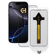 iPhone 16 Pro/17 Tactical Impact Barrier for Rookies Panssarilasi - musta reuna