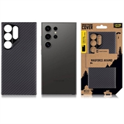 Samsung Galaxy S24 Ultra Tactical MagForce Suojakotelo - Hiilikuitu - Musta