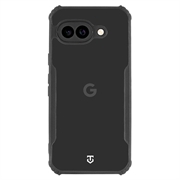 Google Pixel 9a Tactical Quantum Stealth kotelo, jossa on vahvistetut kulmat - Kirkas / musta
