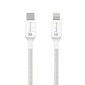 Tactical Stitch Thread USB-C / Lightning -kaapeli - 2m, 27W - valkoinen