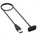 Tactical Fitbit Luxe USB Latauskaapeli - 1m - Musta