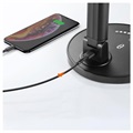 TaoTronics TT-DL13 LED Pöytälamppu USB-Laturilla - Musta