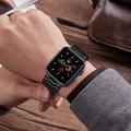 Apple Watch Ultra 2/Ultra/9/8/SE (2022)/7/SE/6/5/4/3/2/1 Tech-Protect Ruostumaton Teräshihna - 49mm/45mm/44mm/42mm - Musta