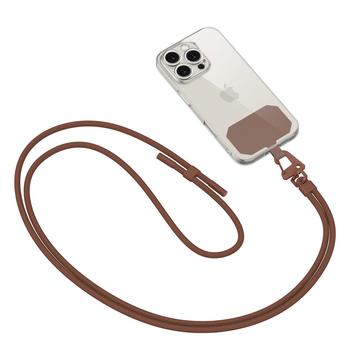Tech-Protect C5S CrossBody älypuhelimen hihna - ruskea