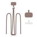 Tech-Protect C5S CrossBody älypuhelimen hihna - ruskea