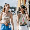 Tech-Protect C5S CrossBody älypuhelimen hihna - vaaleanpunainen väri