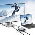 Tech-Protect HB08 4-in-1 USB-C-Moniporttikeskitin - 2x HDMI, 2x USB-A, USB-C