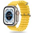 Apple Watch Ultra 2/Ultra/9/8/SE (2022)/7/SE/6/5/4 Tech-Protect Iconband Pro TPU Ranneke - 49mm/45mm/44mm/42mm - Keltainen