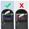 Tech-Protect KLR100 RFID estää auton avaimen kotelo kortinpidin - Hiilikuitu - Musta