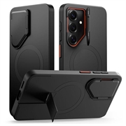 Samsung Galaxy S26 Tech-Protect Kevlar Aura -kotelo - MagSafe-yhteensopiva - Musta / Oranssi