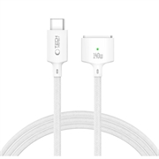 Tech-Protect MMC01 Ultraboost USB-C - MagSafe 3 -kaapeli 140W - 2m - valkoinen