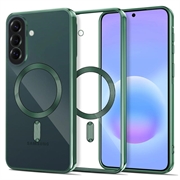 Samsung Galaxy A37 Tech-Protect MagFlex -kotelo - MagSafe-yhteensopiva - Kirkas / Viidakonvihreä