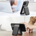 Tech-Protect MagWallet Stand MagSafe-yhteensopiva korttipidike - musta