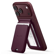 Tech-Protect MagWallet Stand MagSafe-yhteensopiva korttipidike - Burgundi