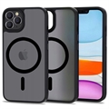 iPhone 11 Pro Tech-Protect Magmat Kotelo - MagSafe-yhteensopiva - Läpikuultava Musta
