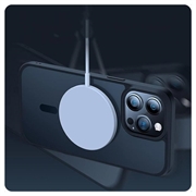 iPhone 15 Pro Max Tech-Protect Magmat Kotelo - MagSafe-yhteensopiva - Musta / Kirkas