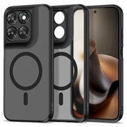 Motorola Moto G77/G67 Tech-Protect Magmat Kotelo - MagSafe-yhteensopiva - Matta Musta