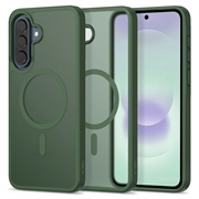Samsung Galaxy A36/A37/A56 Tech-Protect Magmat Kotelo - MagSafe-yhteensopiva - Mattavihreä