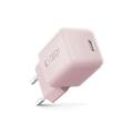 Tech-Protect NCM25 25W USB-C-laturi - Power Delivery - Vauvanvaaleanpunainen väri