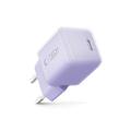 Tech-Protect NCM25 25W USB-C-laturi - Power Delivery - Vauvan violetti