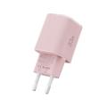 Tech-Protect NCM33W Kaksoisporttinen 30W seinälaturi - vaaleanpunainen