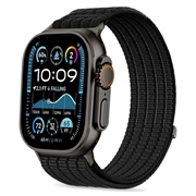 Tech-Protect-nylonurheiluhihna - Apple Watch 8/9/10/11/SE/Ultra - 44/45/46/49mm - musta